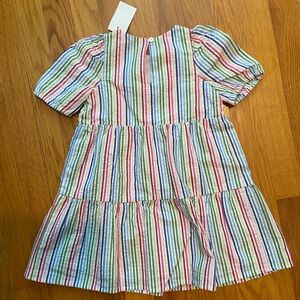 J. Crew crewcuts rainbow striped dress NWT size 2